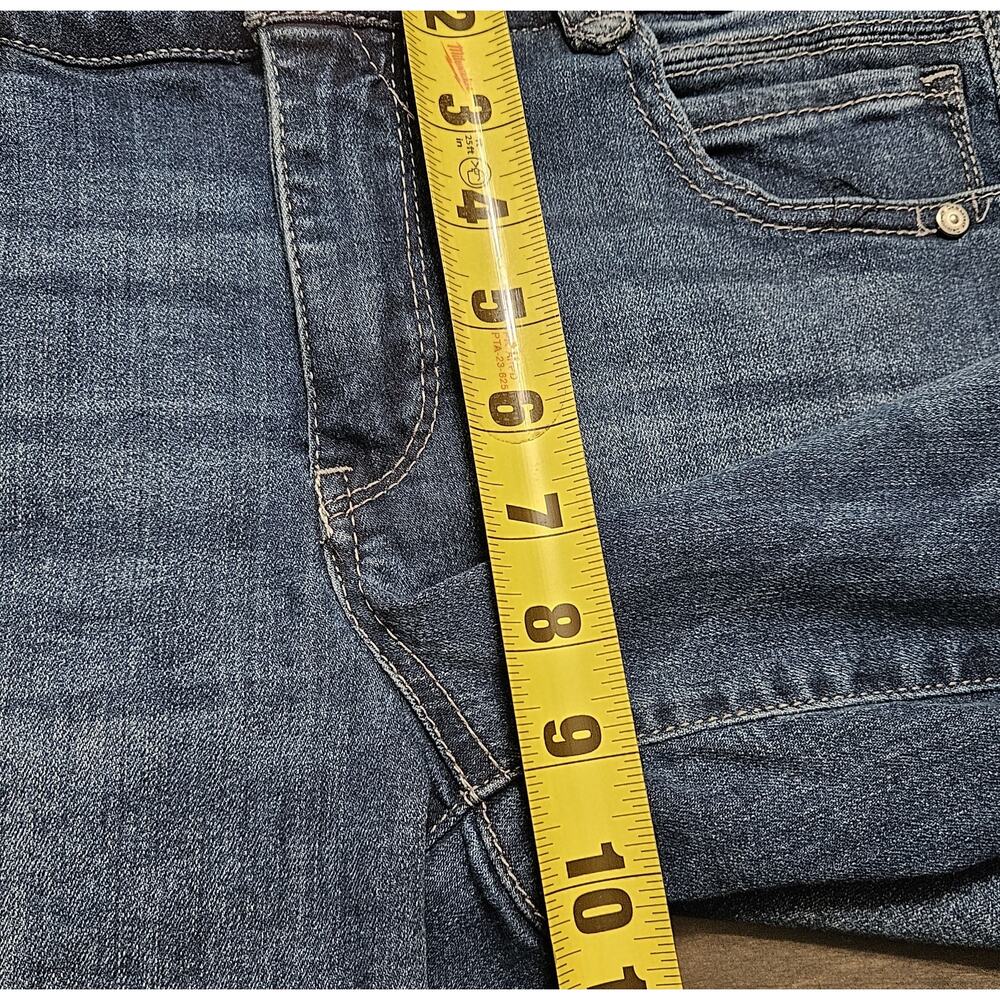 Democracy Women’s Ab Solution Denim Shorts Size 8 Medium Wash Stretch Casual - Picture 6 of 7